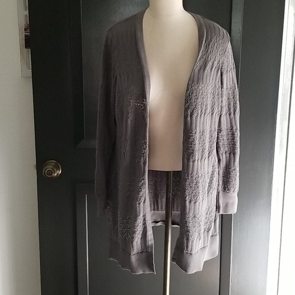 Torrid Long Gray Sweater Size 2